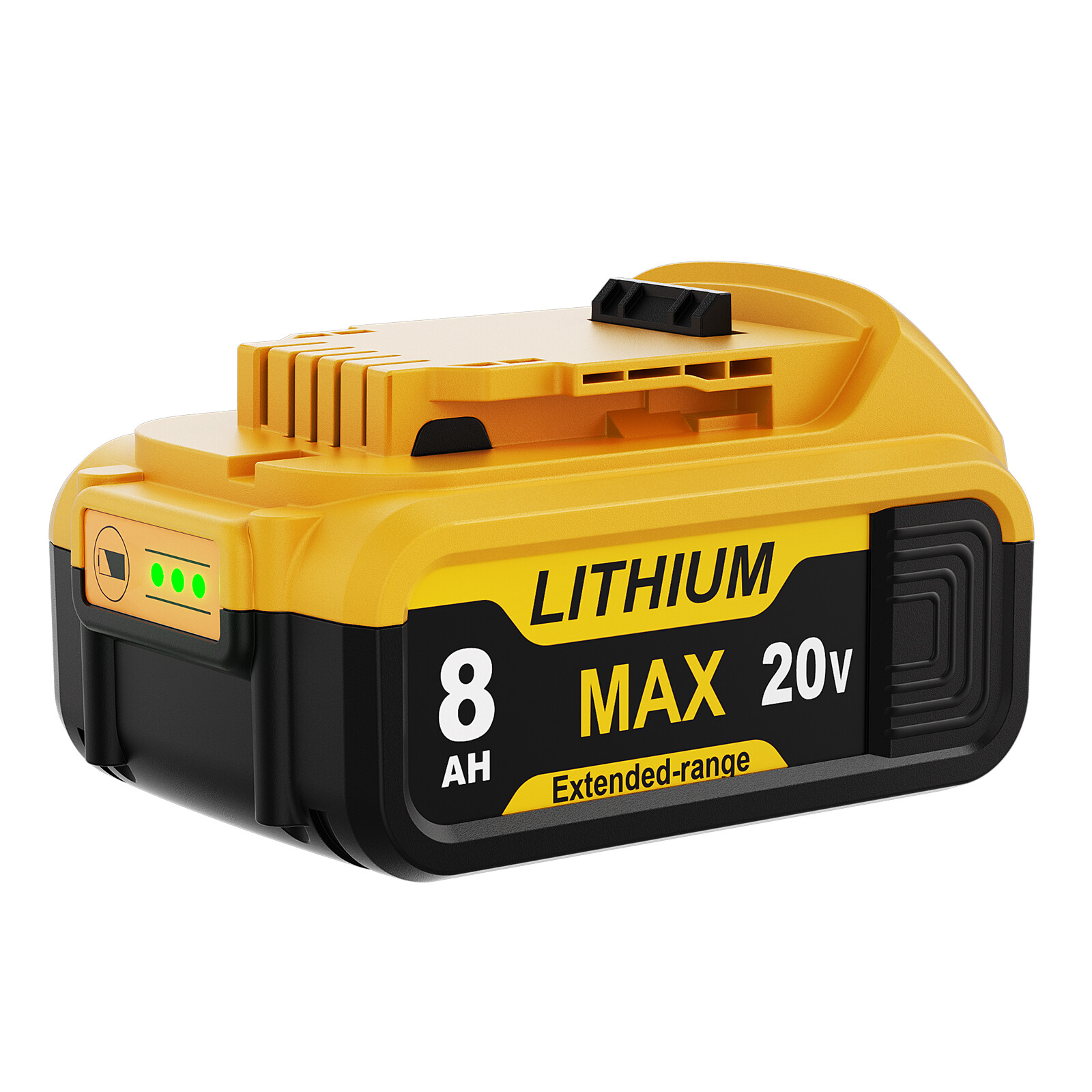 10～1 Pack For DeWalt 20V 20 Volt Max 8.0AH Lithium Ion Battery DCB206-2 DCB205-2
