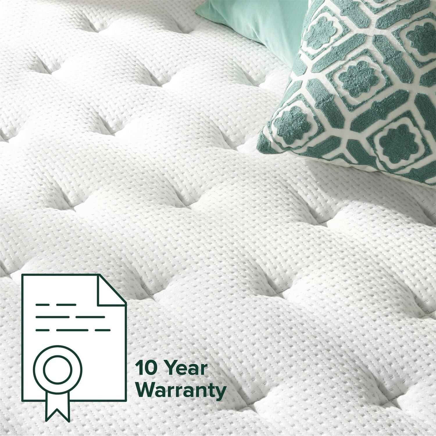 Zinus Pressure Relief Extra Firm Hybrid Mattress Comfort Foam and Pocket Spring