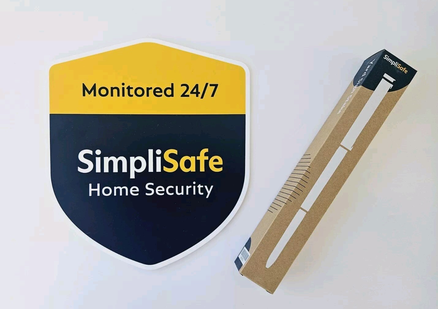 SimpliSafe Home Security Yard Sign With Stake