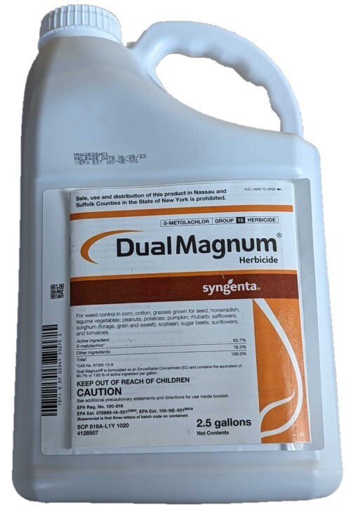 Dual Magnum 7.62E Herbicide (2.5 Gallons)