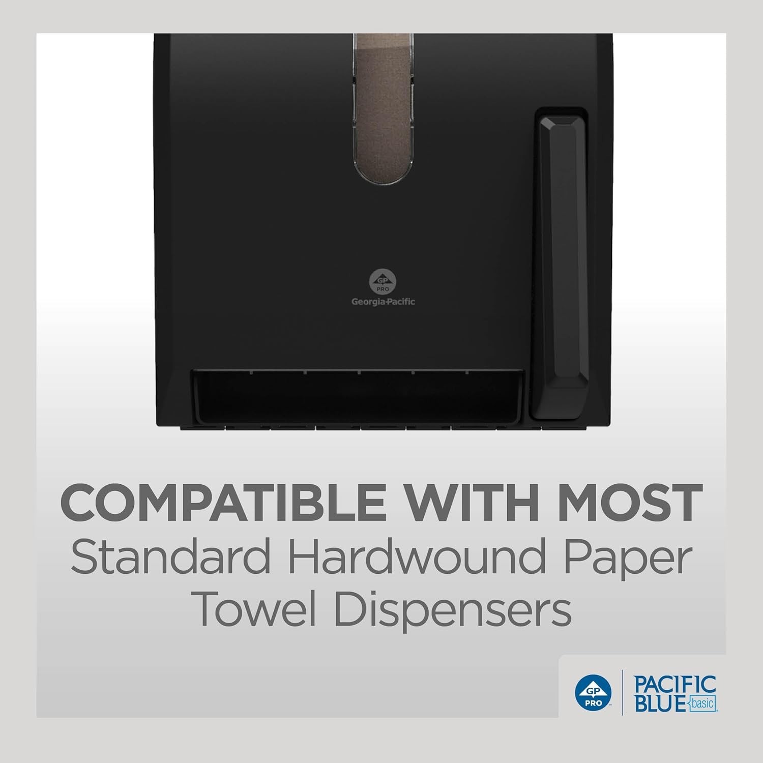 Pacific Blue Basic Recycled Paper Towel Rolls by GP PRO , White, 26601, 800 F…