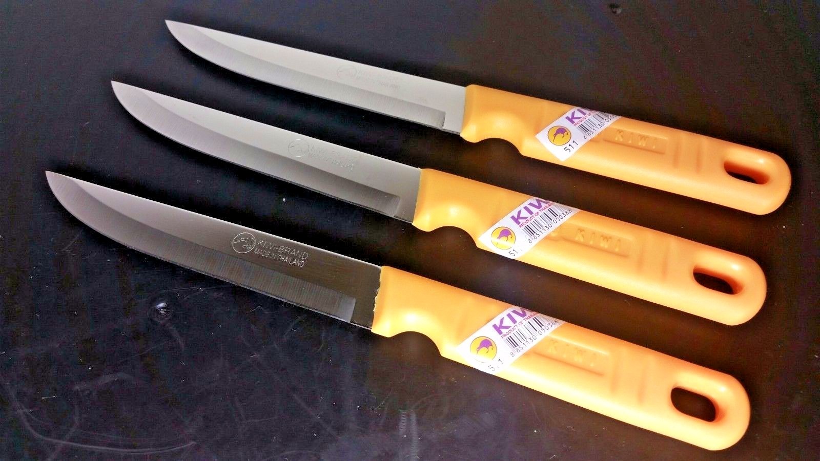 12 Pcs, Kiwi Knife, Stainless Steel, 501; 502; 511; 512; 195 Thailand Brand New