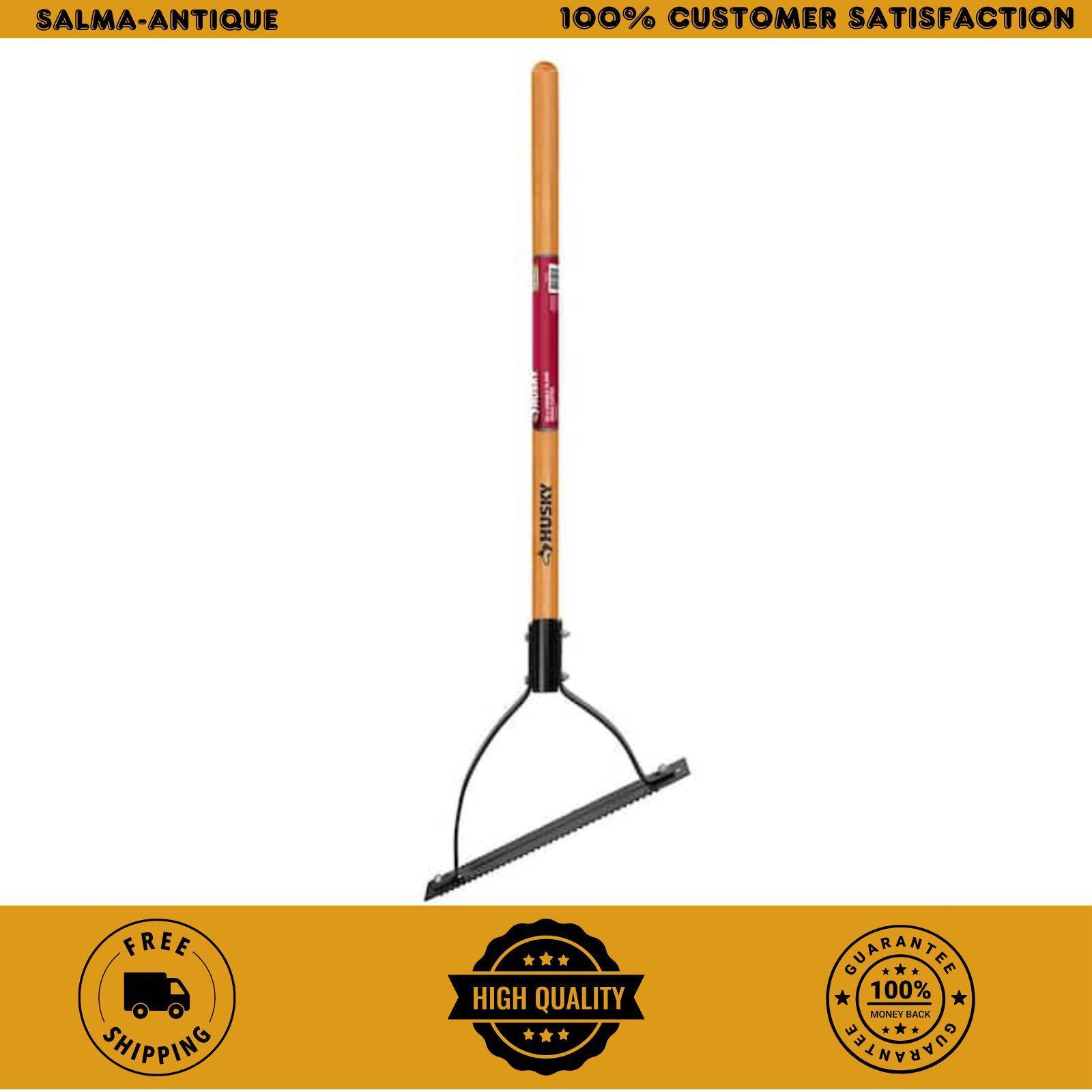 30 In. Double Blade Weeder Cutter, Strong hardwood handle
