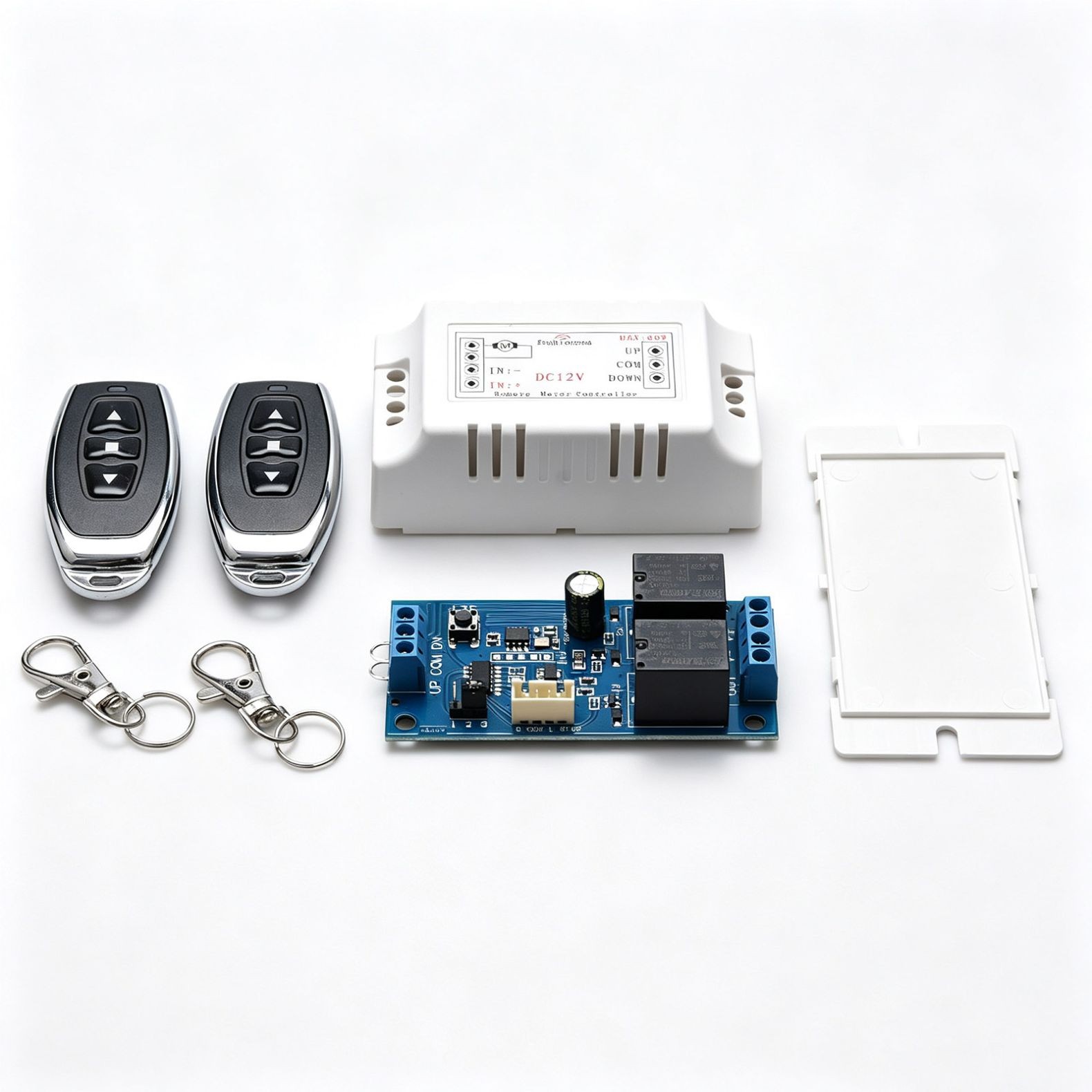 Motor Wireless Remote 12V Switch 2 Channel RF433MHz Universal Remote Control qq
