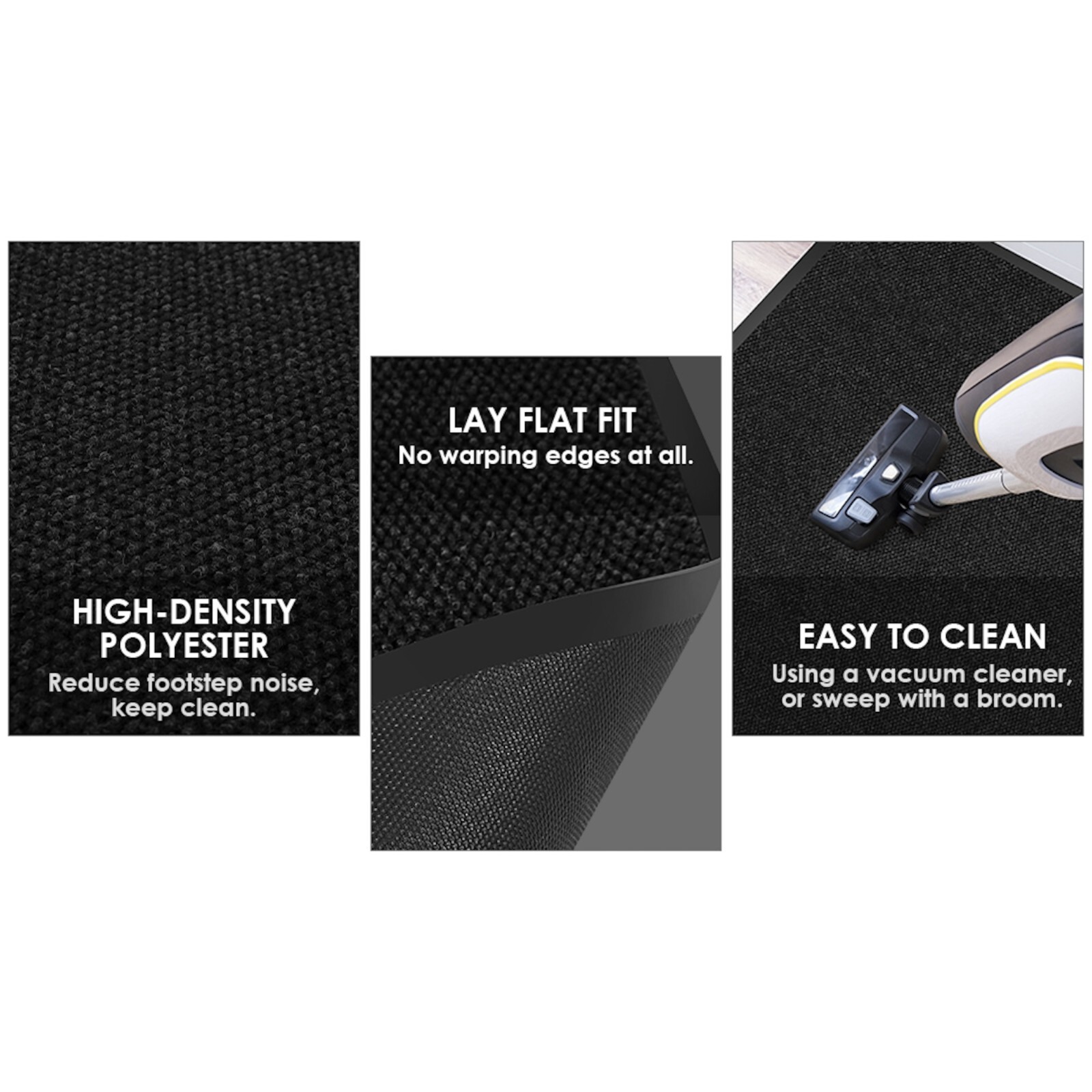 Commercial Entrance Mat Indoor Outdoor Heavy Duty Industrial Floor Mats Black