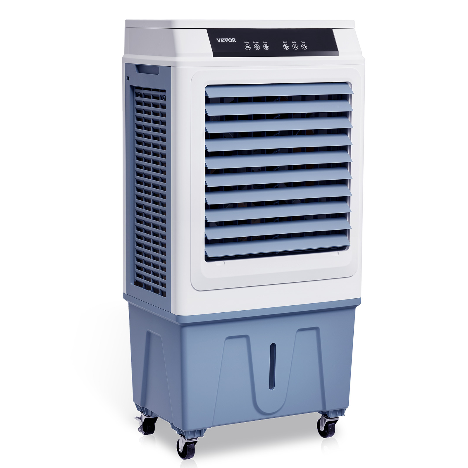 VEVOR Evaporative Air Cooler 3100 CFM with 9 Gallon Water Tank Portable Swamp