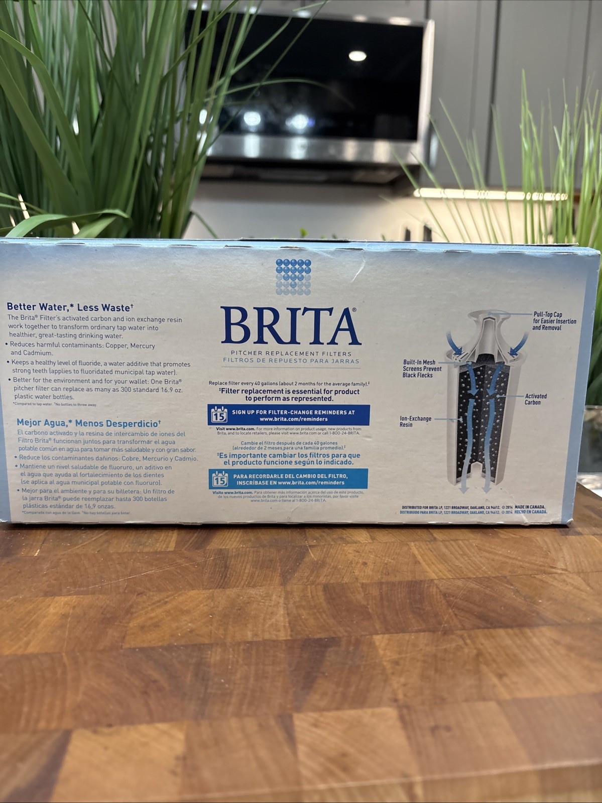 Brita 5 Pack OEM Standard Replacement Water Filters