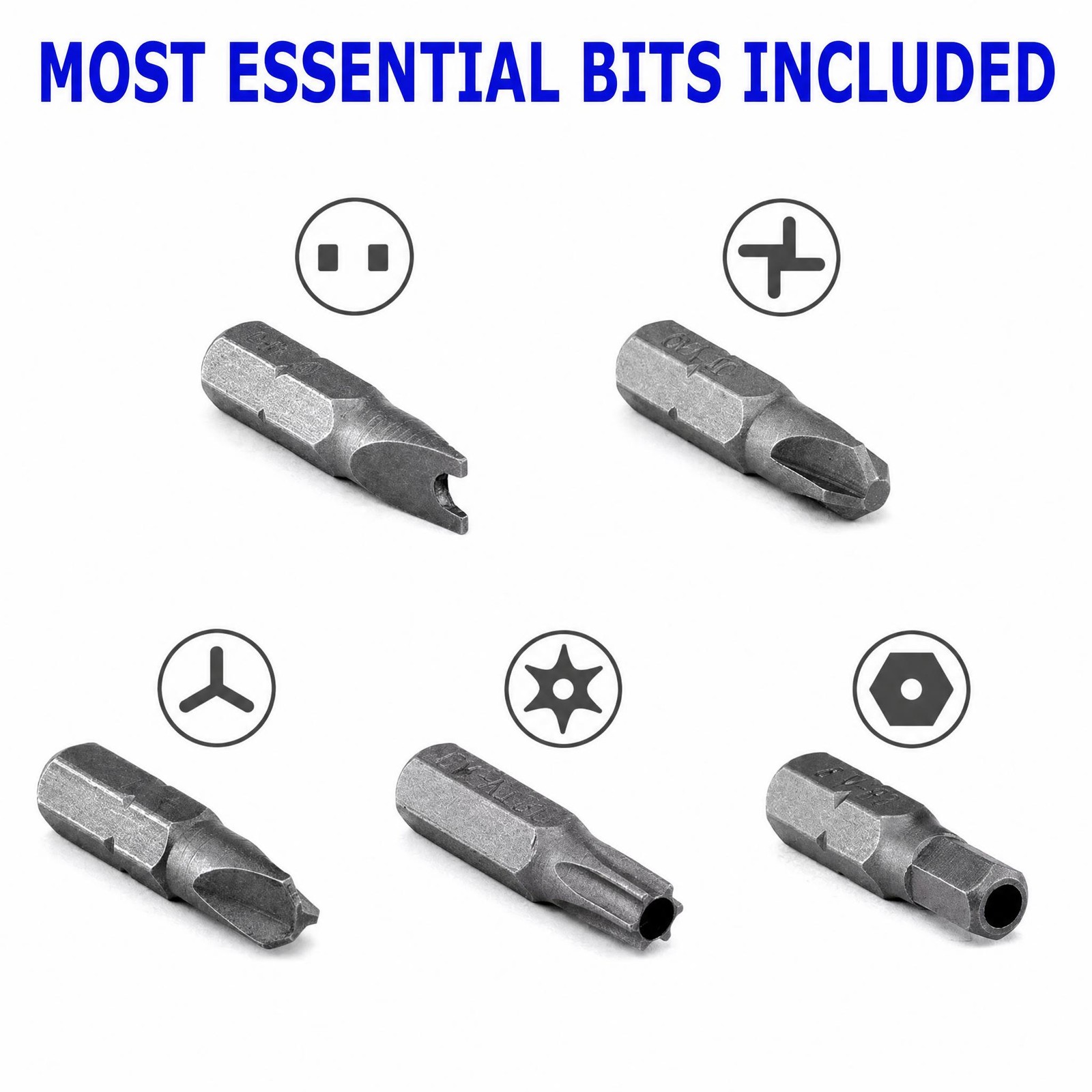 33 PCS Tamper Security Torx Bit Set Hex Head Drill Extension Screwdriver Bits US