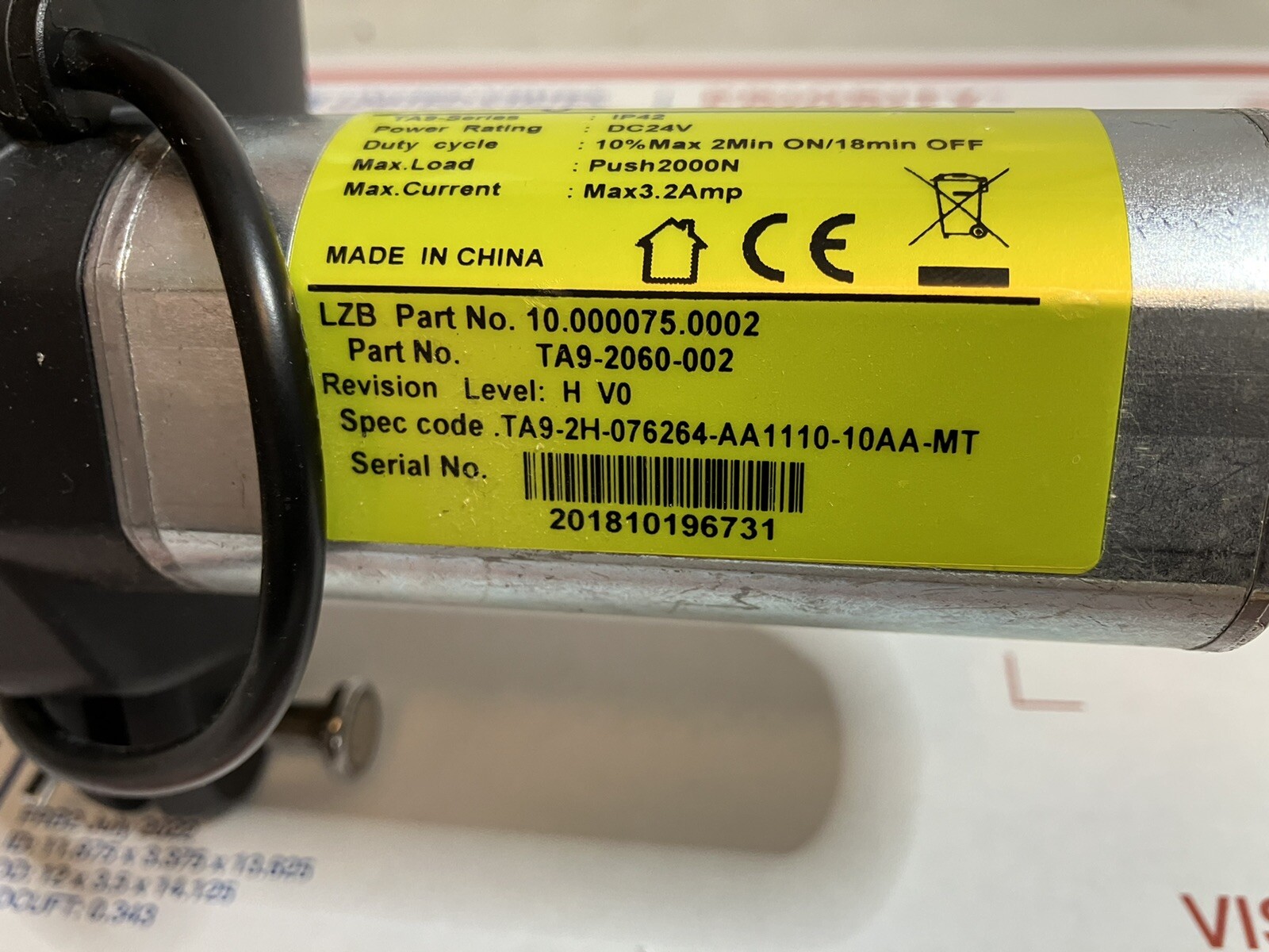 Lazy La z Boy motor TiMotion TA9 2060 002 LZB 10.000075.0002 FREE FAST SHIP!