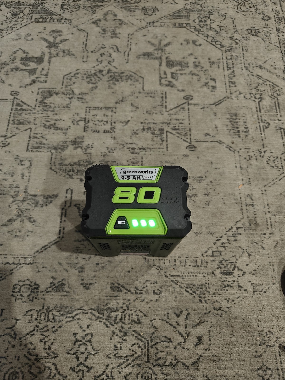 Rebuilt Greenworks 80v 2.5 Ah Battery