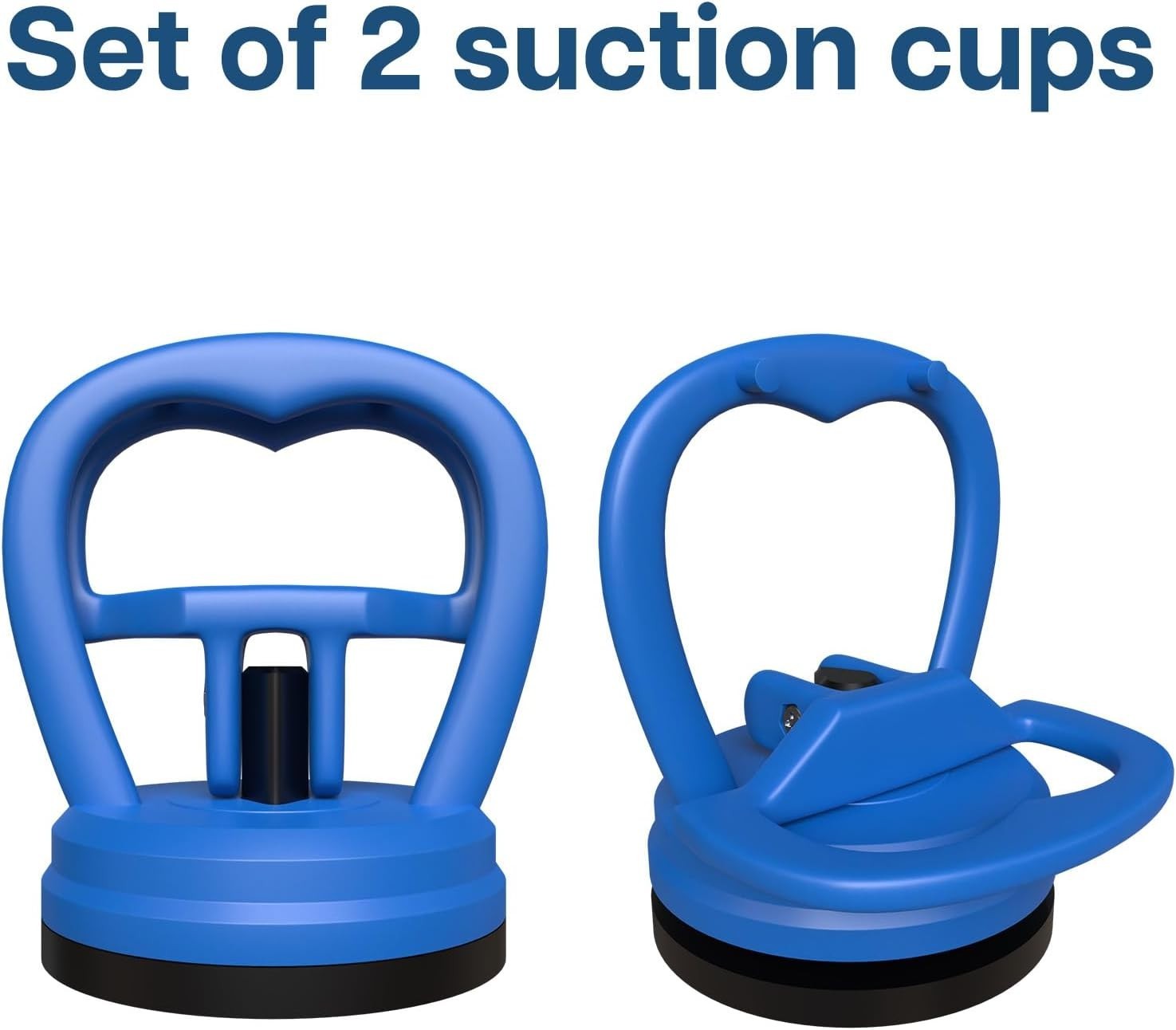 Heavy Duty Small Suction Cups – Compact Glass Lifter for Light Duties, Blue