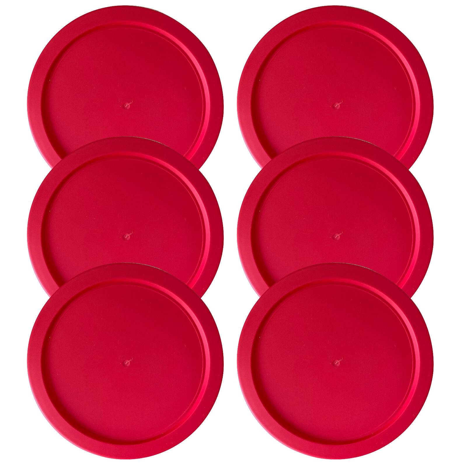 6 Replacement Lids for Pyrex 4-CUP Storage Cover 6″ Container 7201-PC RED