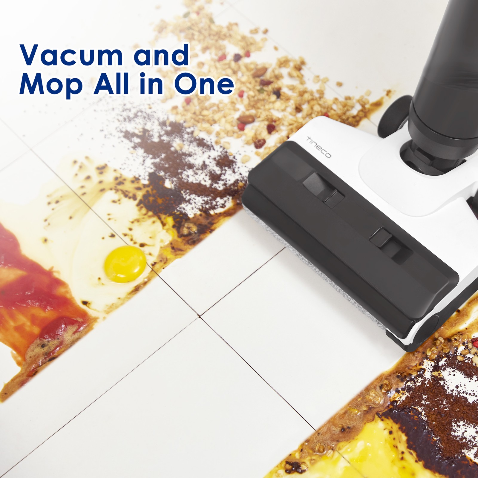 Tineco Floor ONE S5 Combo Smart Wet Dry Vacuum Cleaners, 2-in-1 Cordless Vacuum