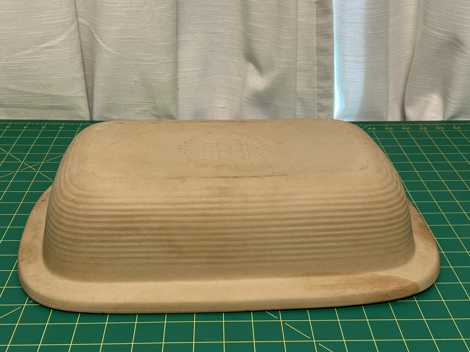 PAMPERED CHEF Family Heritage Classics STONEWARE Rectangular Lid Bowl Baker 1435