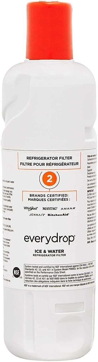 2PACK W10413²645A EDR2²RXD1 Filter 2 9082 Refrigerator Ice Replacement USA NEW