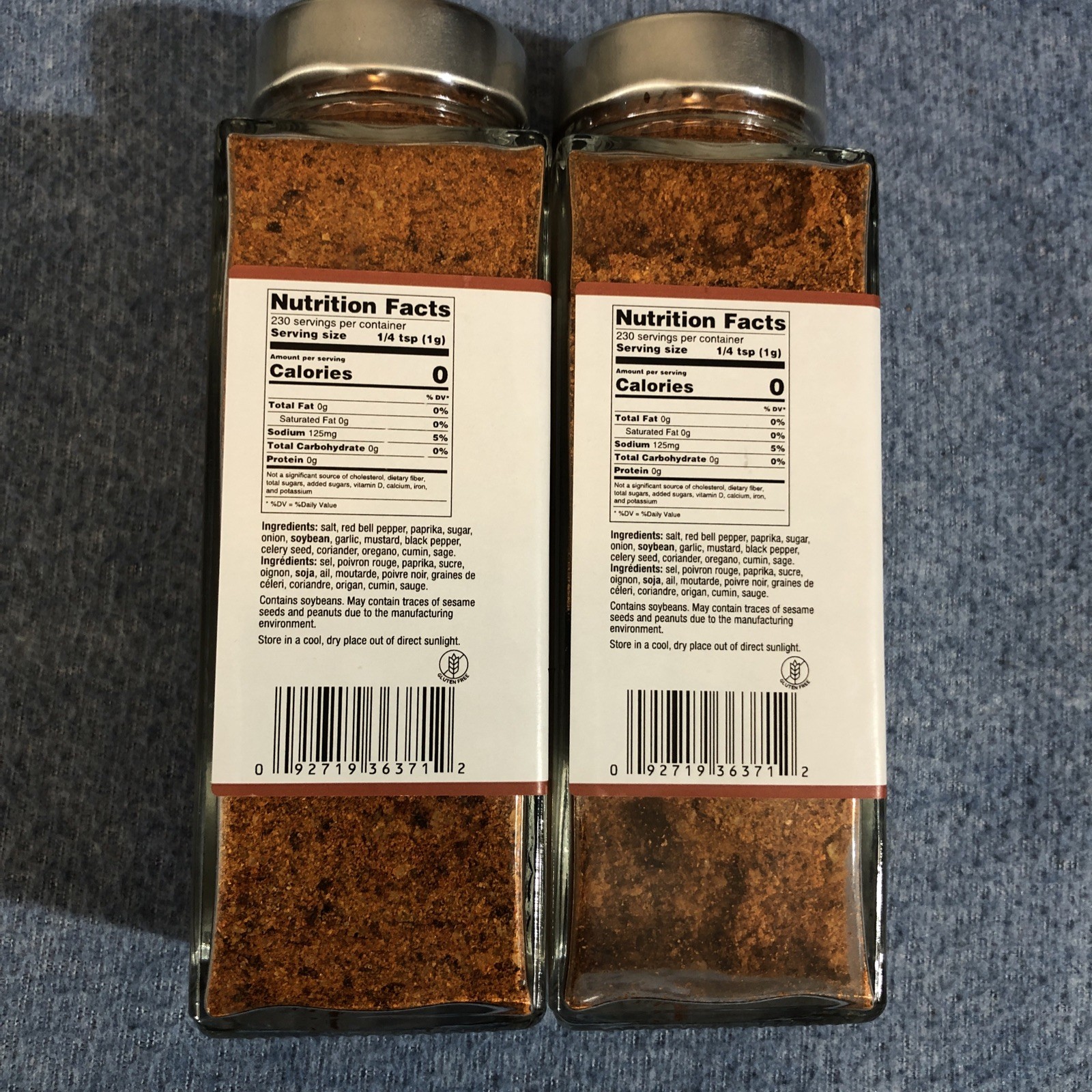 2 PACK The Gourmet Collection Spice Blends ROAST VEGETABLES & FRIES 8.11oz Each