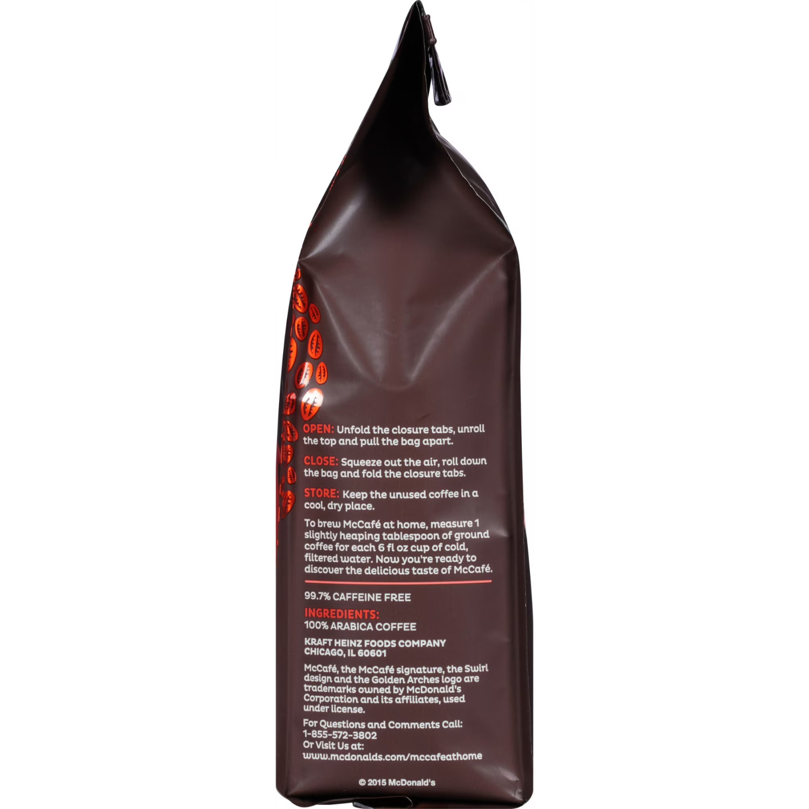 McCafe Premium Roast Decaf, Medium Roast, Ground Coffee, 12 oz