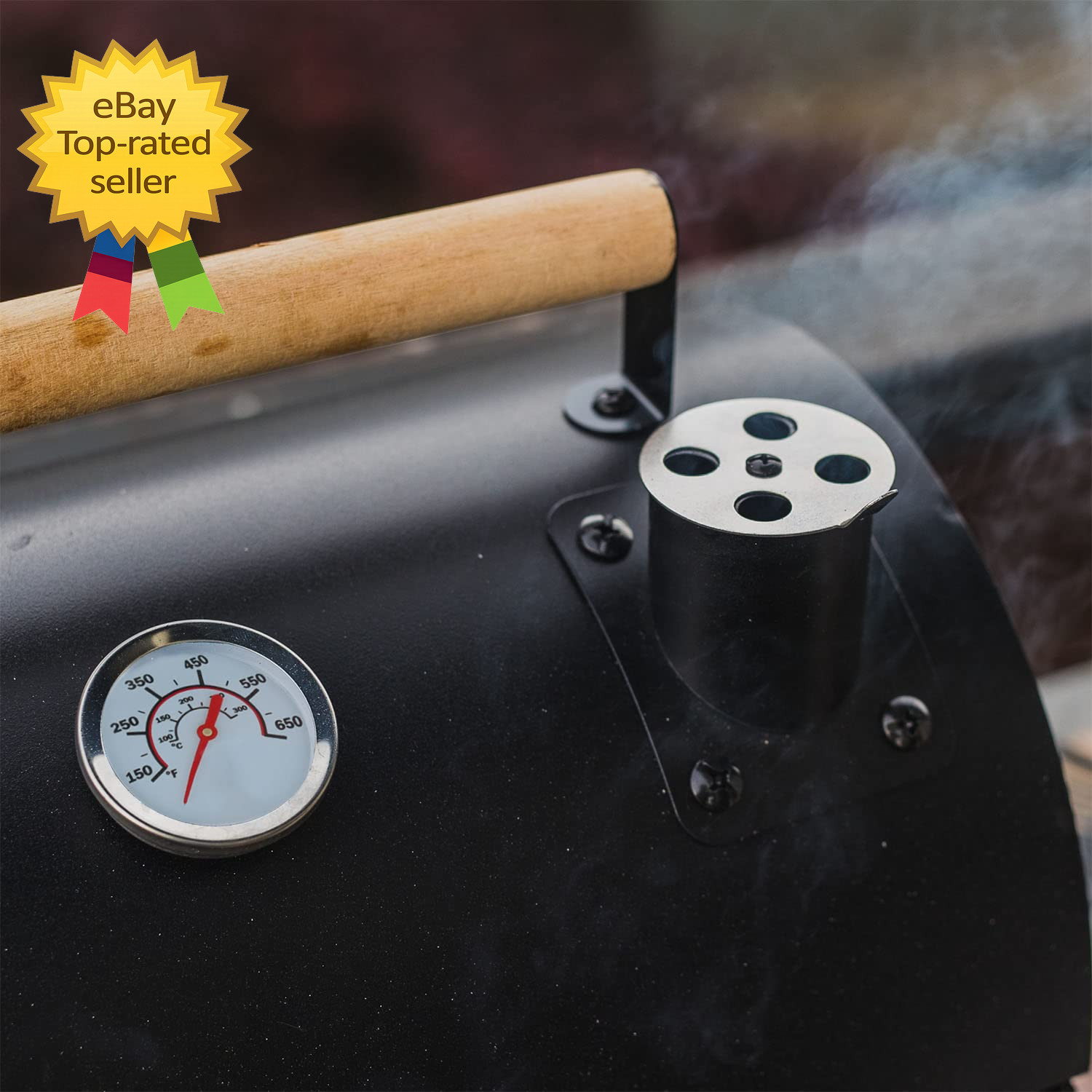 1.85″ Lid Grill Thermometer for Char Broil Gas Grills Stainless Steel G432