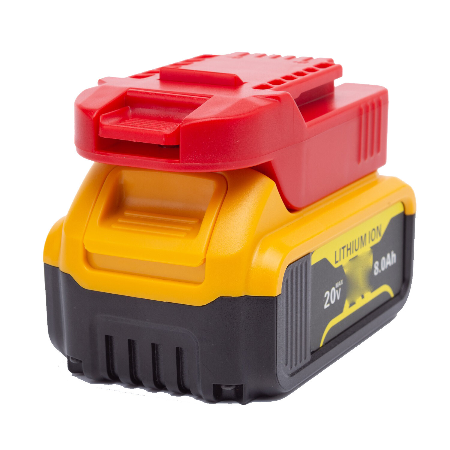Adapter For Dewalt 20V MAX Li-Ion Battery Convert To for Bauer 20V Series Tools