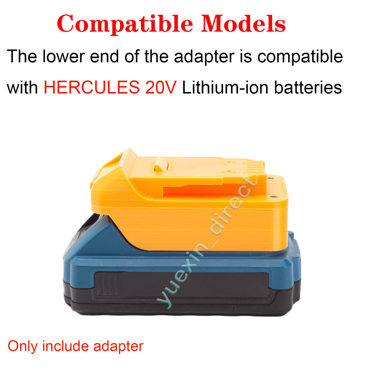 Adapter For Hercules 20V Battery Convert to for Dewalt 20V Power Tools Connector