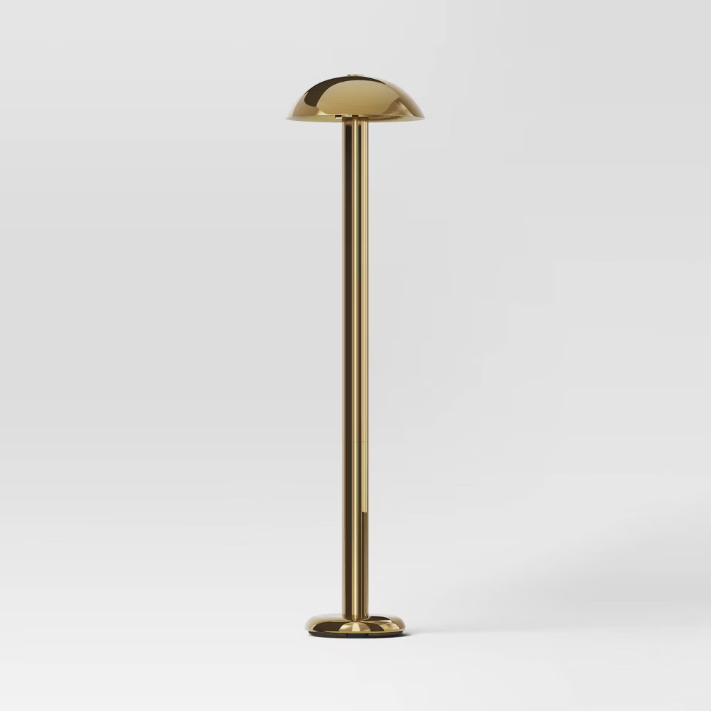 Mild Steel Floor Lamp Brass – Threshold