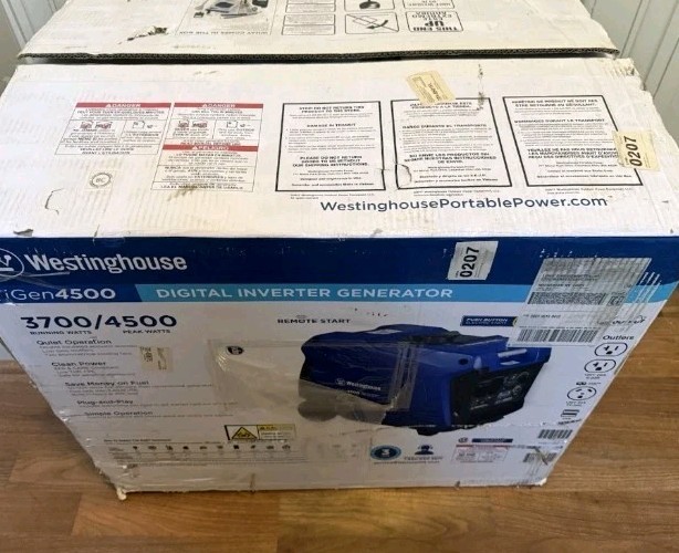 Westinghouse iGen4500DFc 4500W/3700W Dual Fuel Inverter Generator
