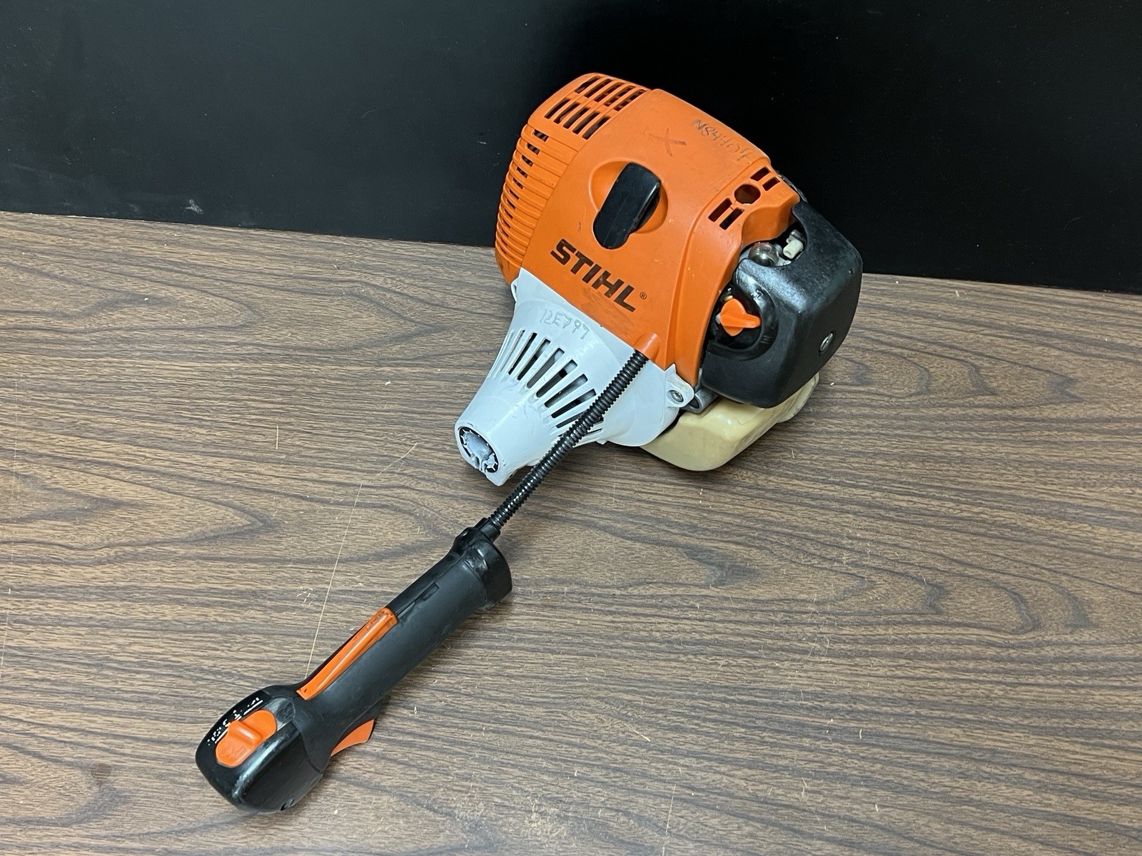 STIHL FS110R String Trimmer Engine Head 31cc Project STARTS UP RUNS Read Note 🔧