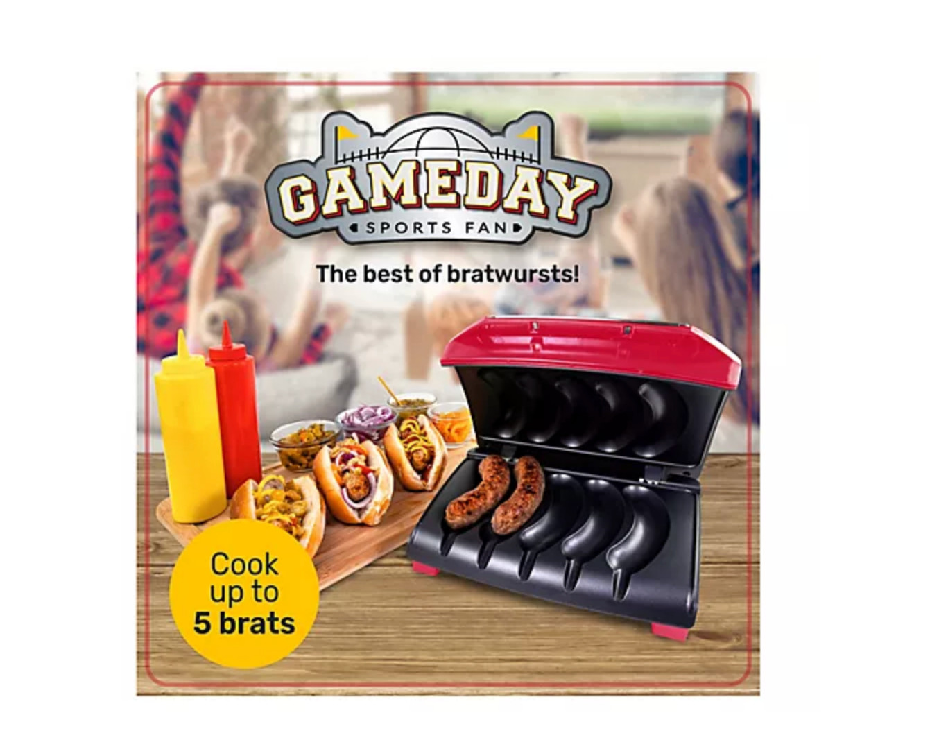 Game Day Sausage and Brat Grill