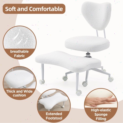 Chair Meditation chair, waist support, height-adjustable cushion