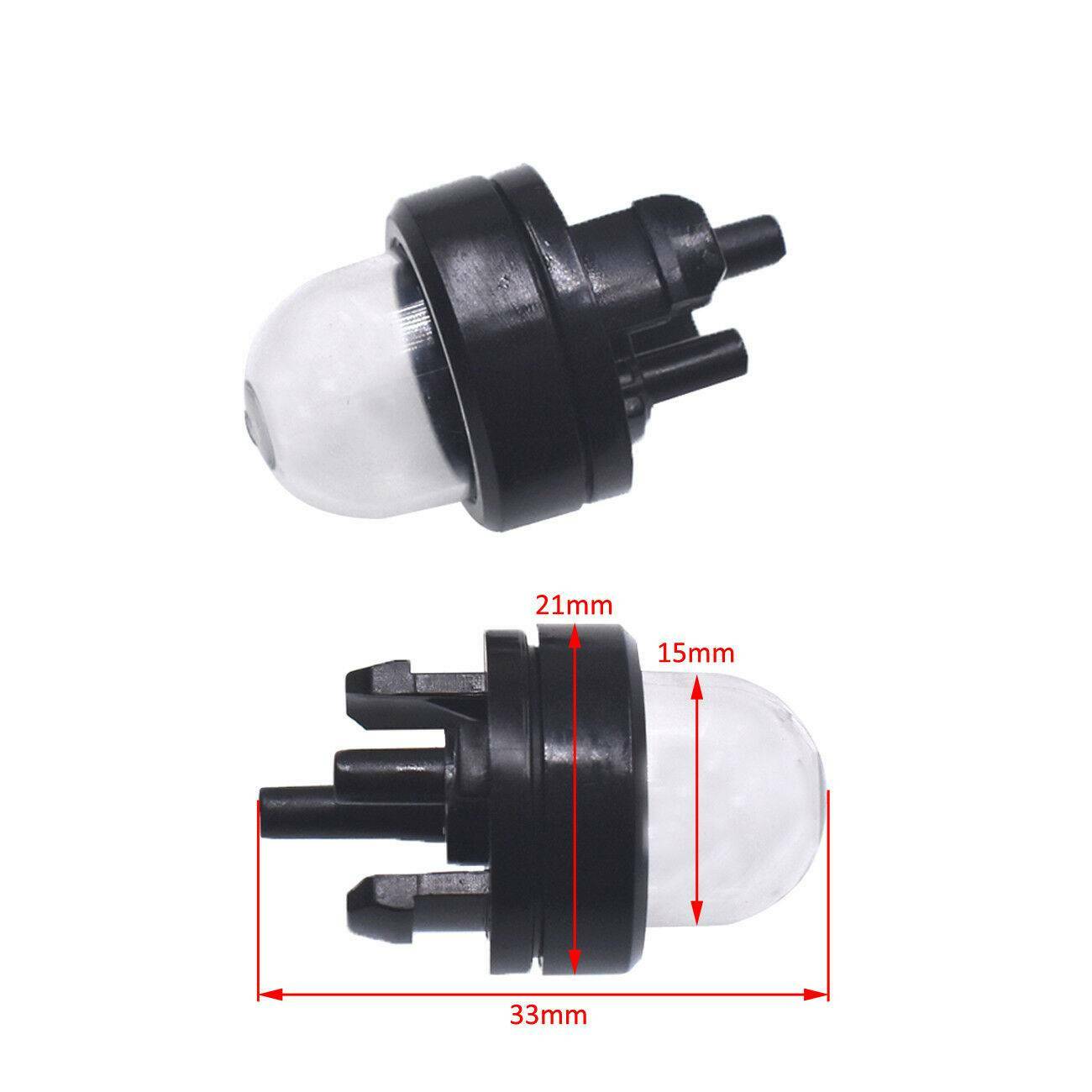 2 Snap In Primer Bulb for Ryobi Homelite McCulloch Stihl Husqvarna Weed US