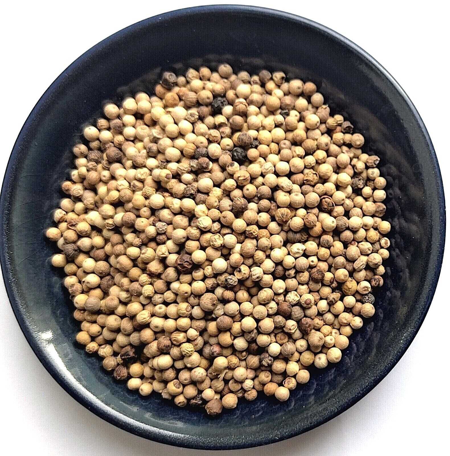 PEPPERCORNS WHITE WHOLE MALAYSIA 1 OZ – 32 OZ RESEALABLE BAG