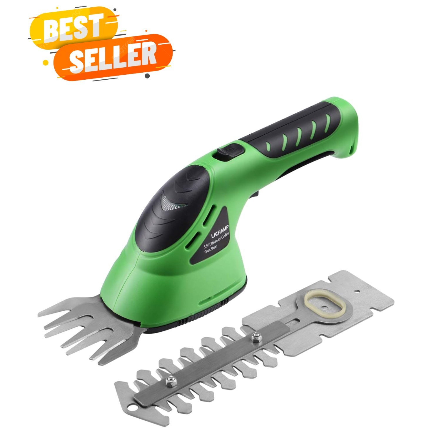 2-in-1 Electric Hand Held Grass Shear Hedge Trimmer Shrubbery Clipper Cordles…
