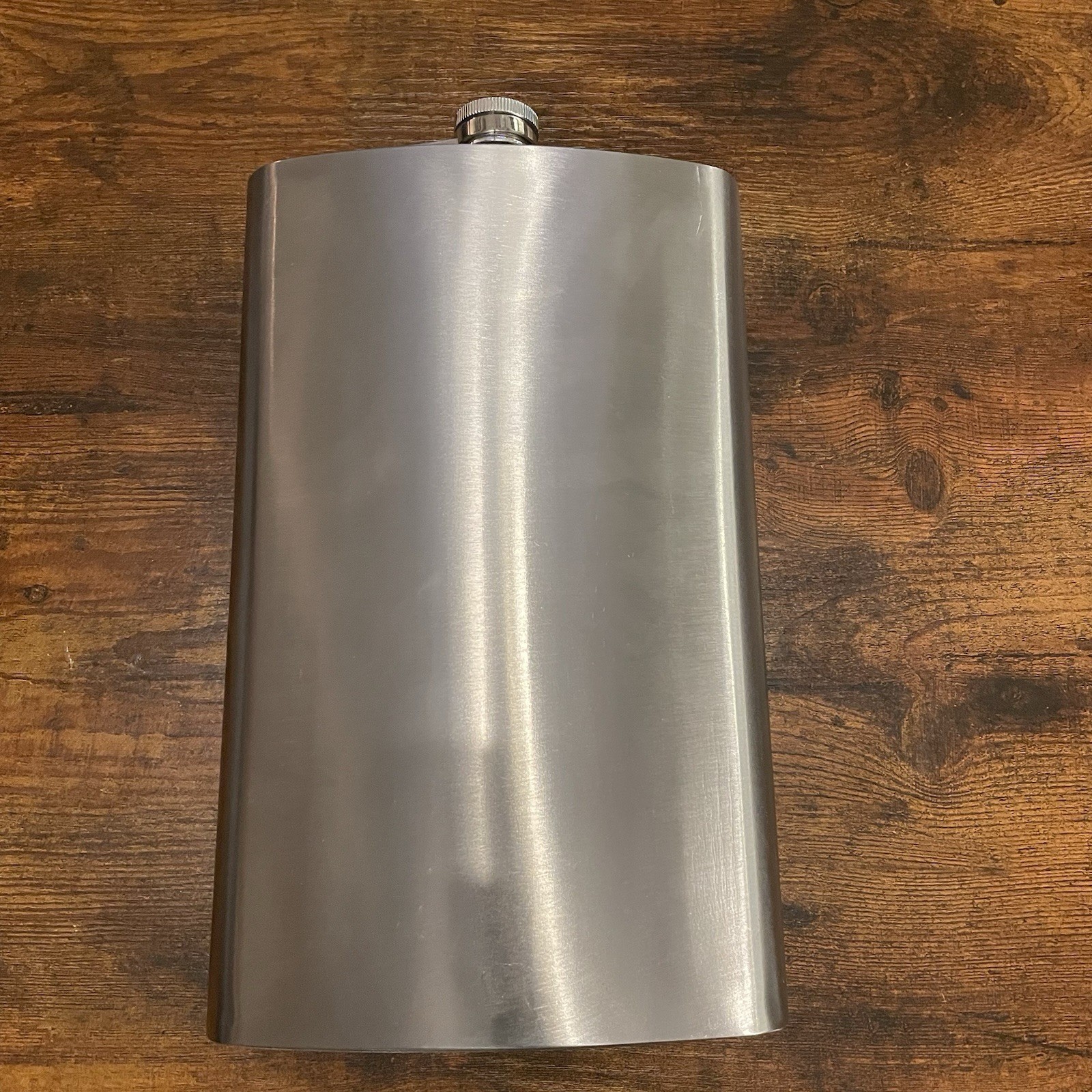 ✅ 64 oz Stainless Steel Hip Flask Jumbo Giant Oversized Liquor Canteen #️⃣0247