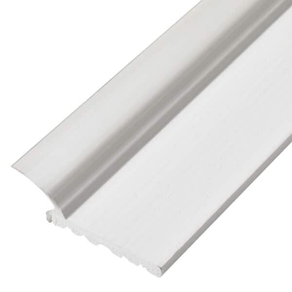 2.5 in. x 7 ft. White Vinyl Garage Door Weather Seal