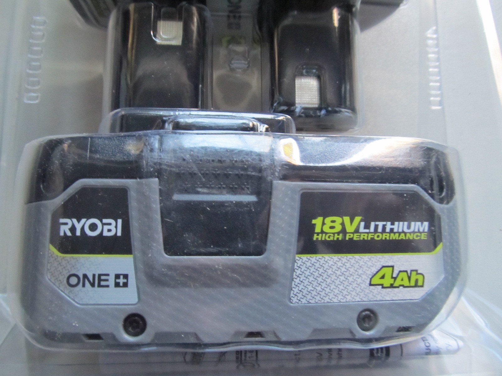 2 PACK Ryobi OEM HP Battery PBP2004 Lithium-Ion 18V ONE+ 4.0Ah Battery NEW