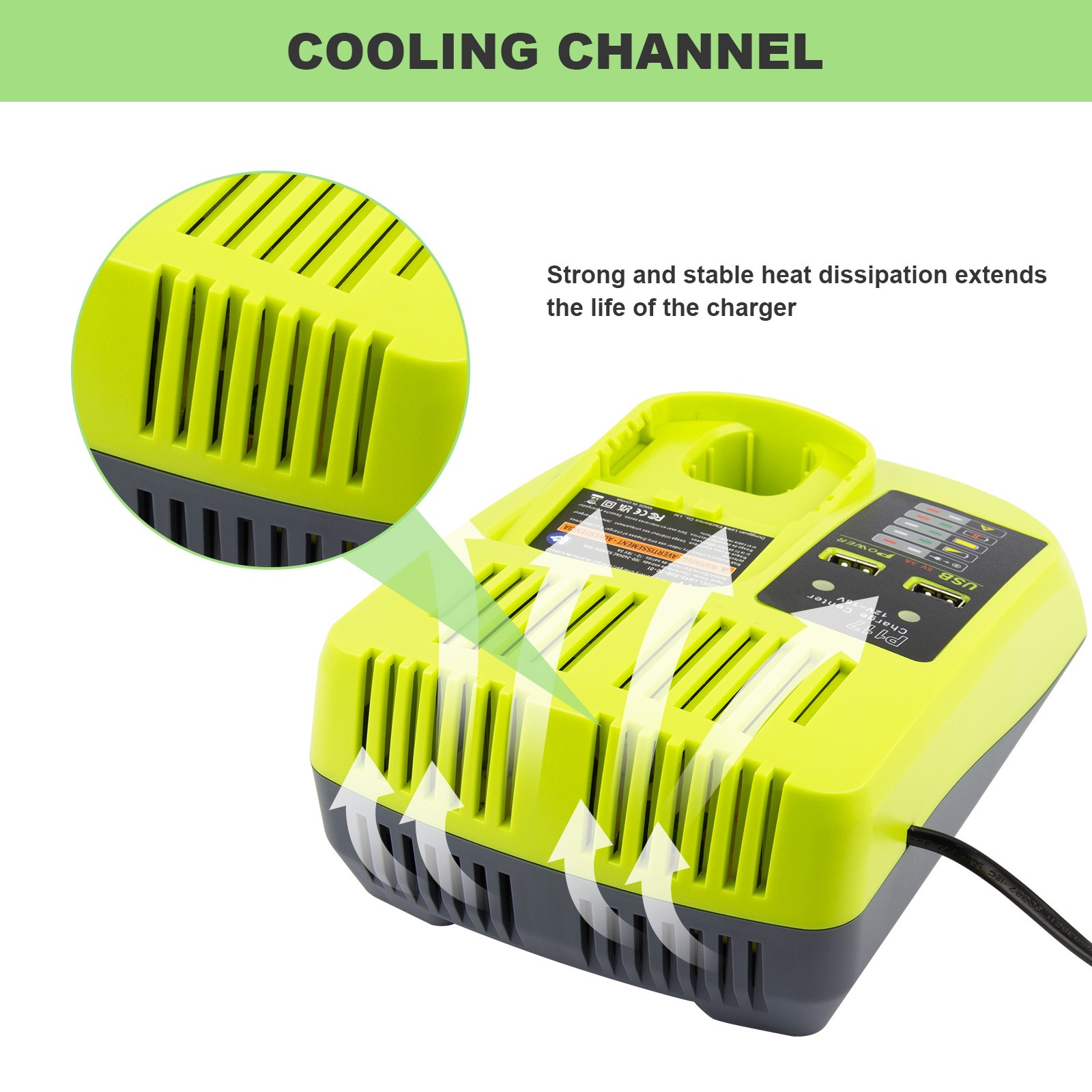 40V OP401 Dual Fast Charger for Ryobi 40V Lithium Battery Charger OP4015 OP4026