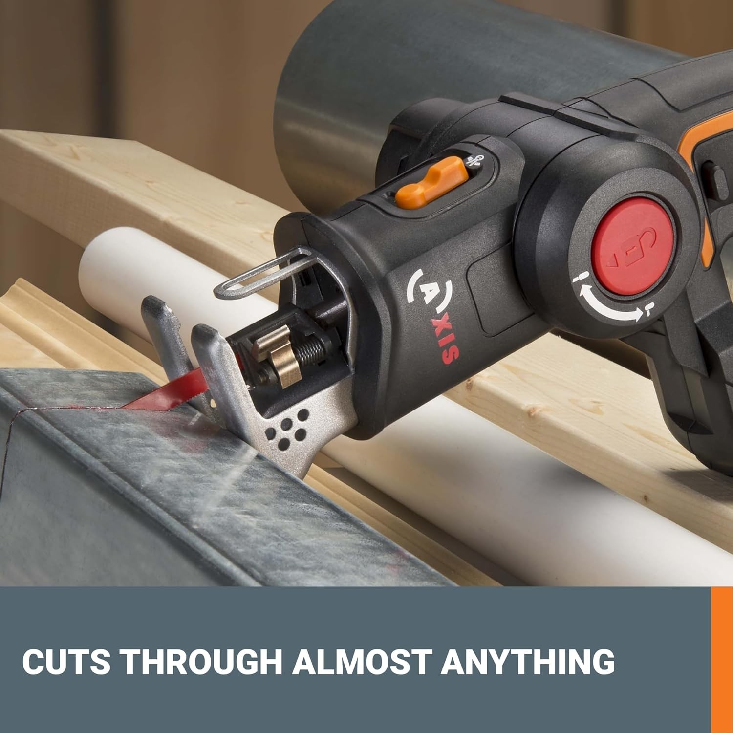 WX550L.9 Worx Axis 20V Reciprocating & Jig Saw -Tool Only (No Battery/Charger)