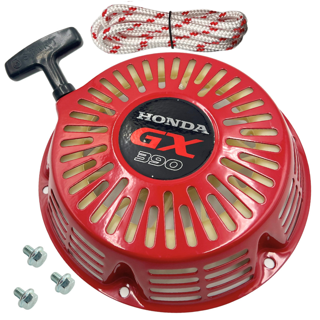 Pull Start Recoil Starter For Honda GX390 11HP 13HP Starter Rope & bolts