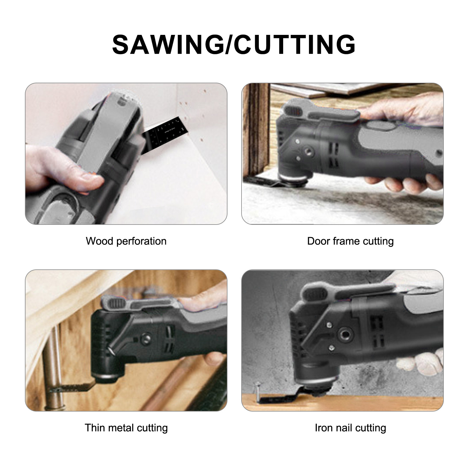 20 X Saw Blades Oscillating Multi Tool Wood Metal Plastic Cut For Makita Dewalt