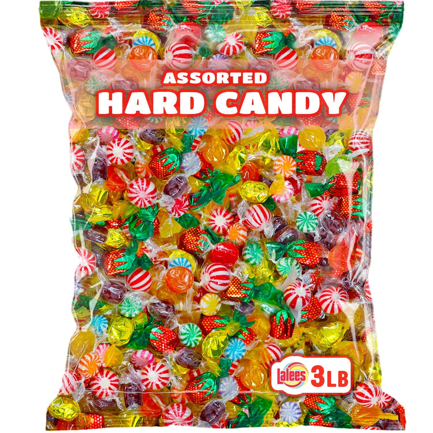 Hard Candy Mix – 3 LB – Assorted Classic Desk Hard Candy – Individually Wrapped