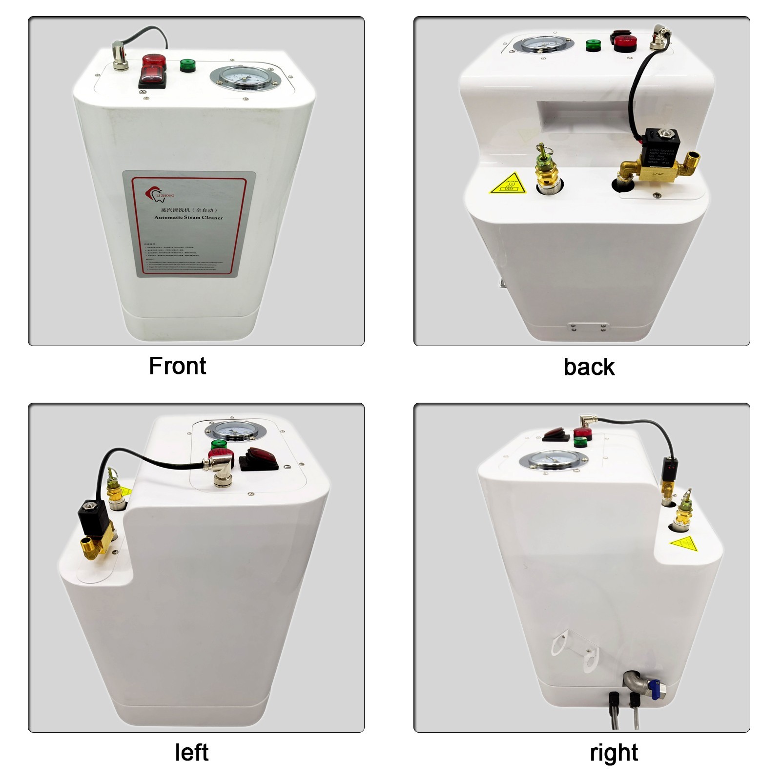 Automatic Steam Cleaner (220V, 3000W, 0.4MPa, 120°C, 2.64gal Water Tank)