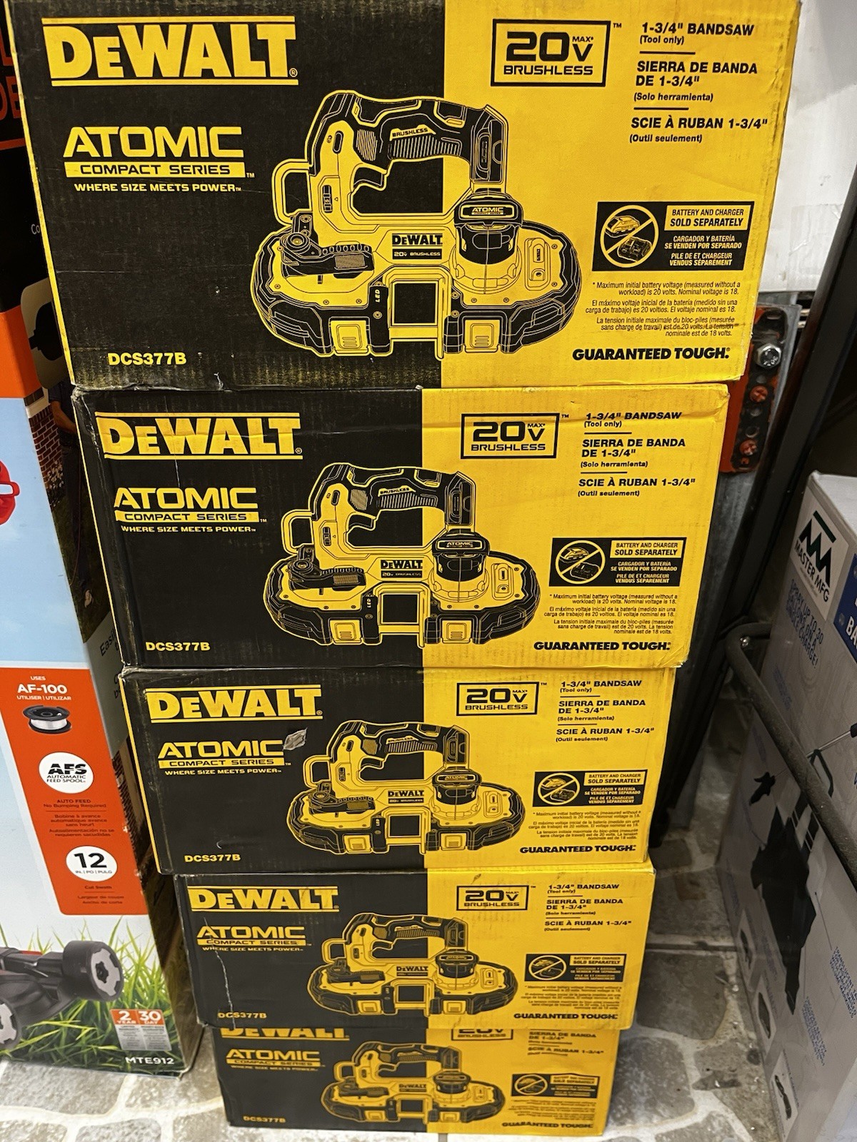 DEWALT DCS377B ATOMIC 20V Brushless Cordless 1-3/4 in Compact Bandsaw, Tool Only