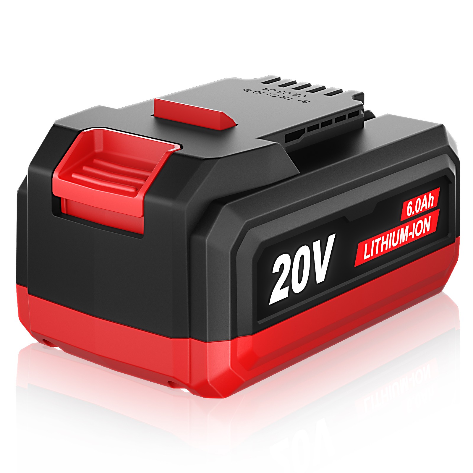 Pack 20V 6Ah Li-Ion Battery for Bauer 1702C-B 1701C-B 1907C-B 2108C-B 2109C-B