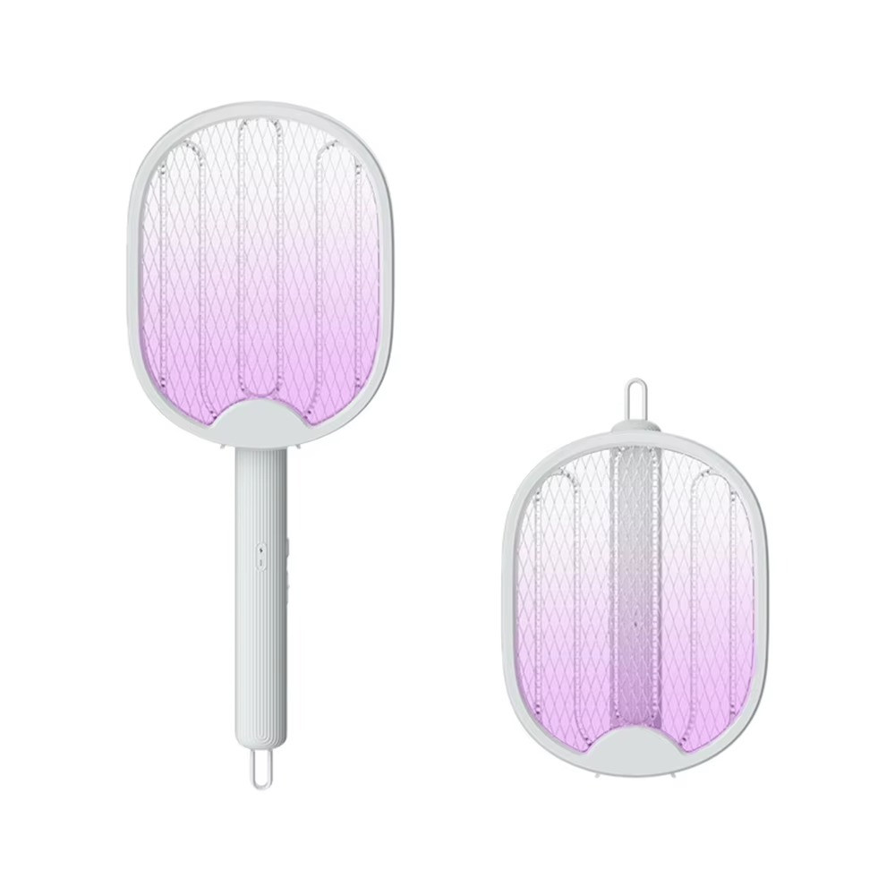 Handheld USB Rechargeable Mosquito Fly Swatter Zapper Killer Bug Insect Racket