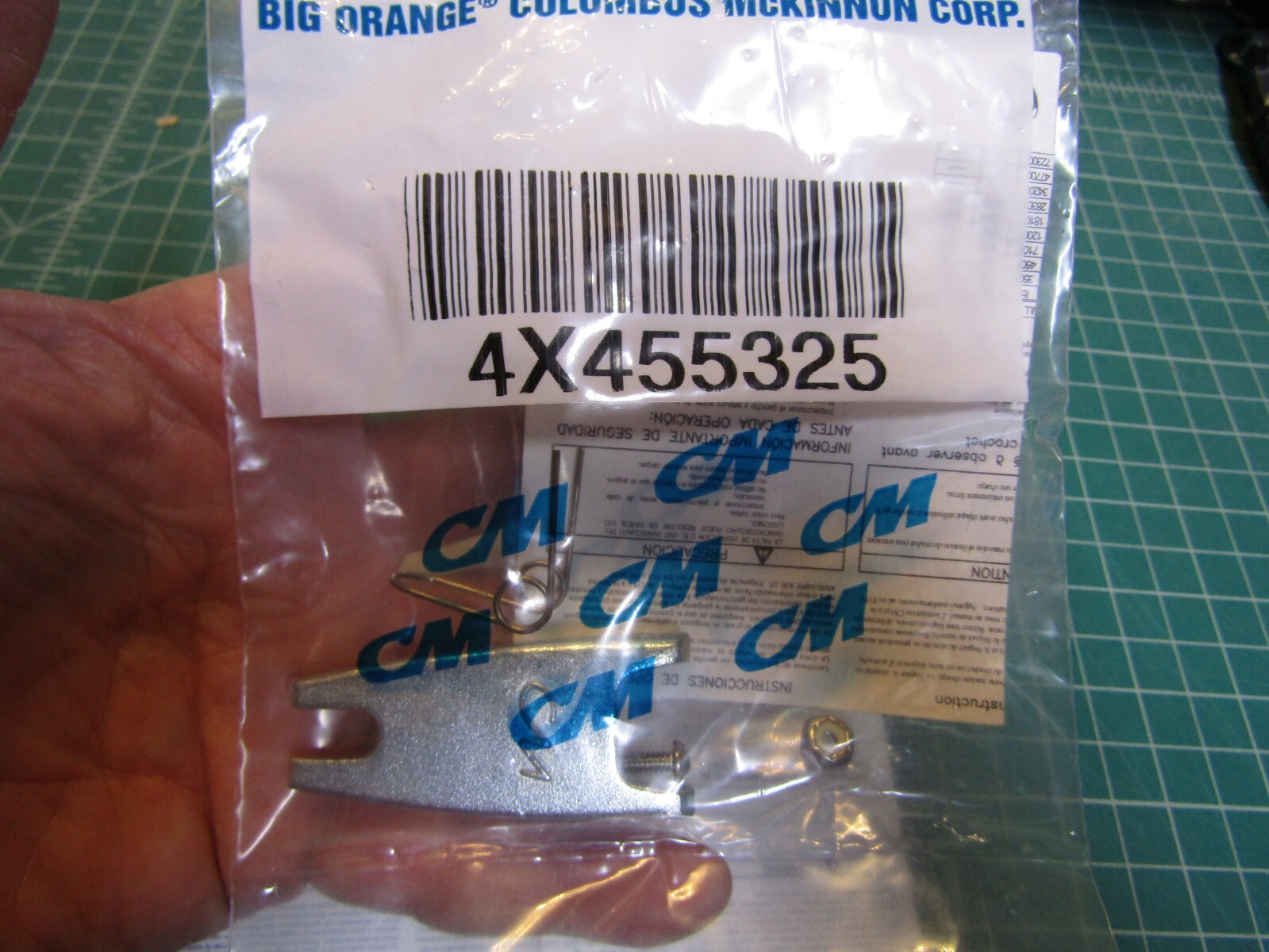1 – CROSS PIN KIT 1V1701 for BA SERIES VALVES. OEM – NEW in Package
