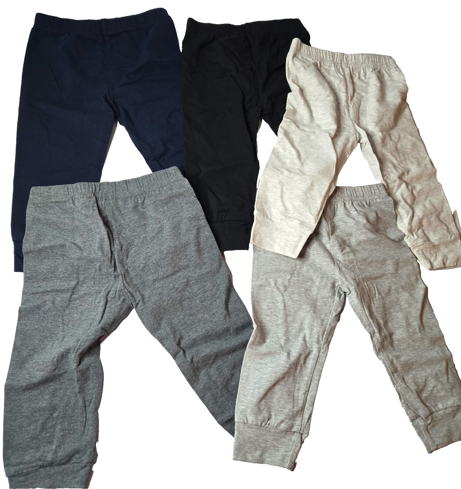 Cvaoo Unisex Baby Pants 5-Pack 18 Months, Cotton Baby and Boy Girl Pants