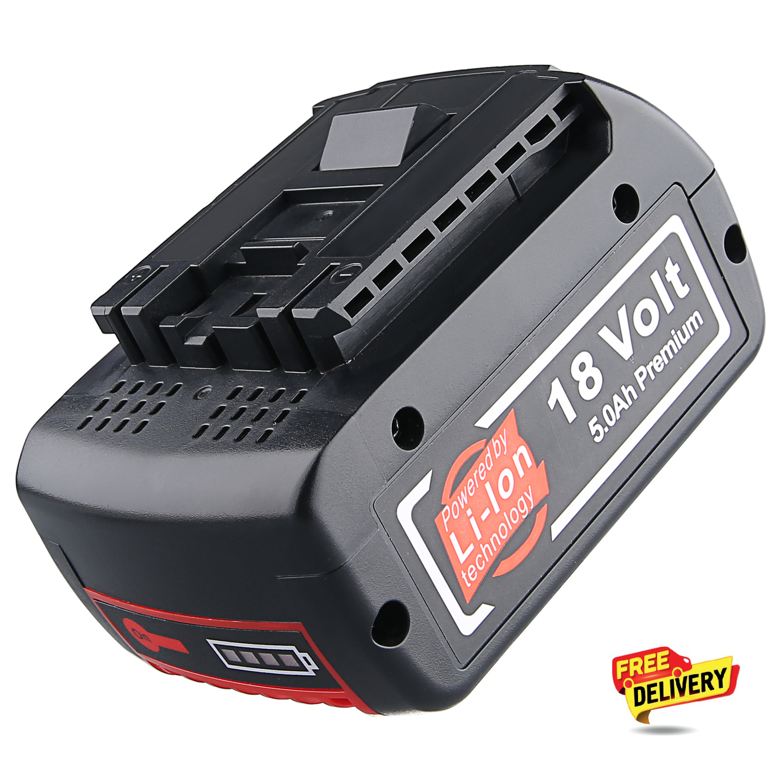 Battery For Bosch 18V 5.0AH Li-ion BAT609 BAT610G BAT618 BAT620 24618-01 GSB 18V