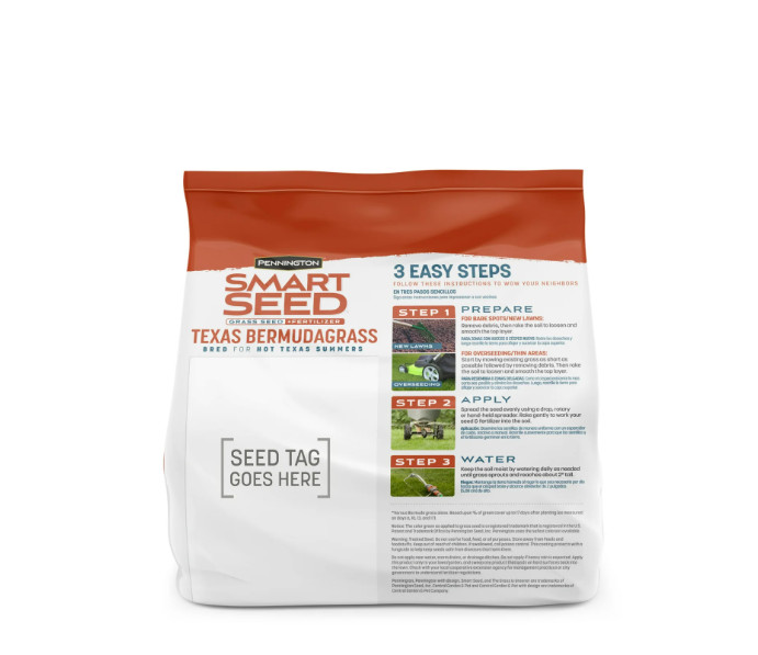 Pennington Smart Seed Texas Bermuda Grass Seed Mix, for Full Sun, 1.75 Lb.