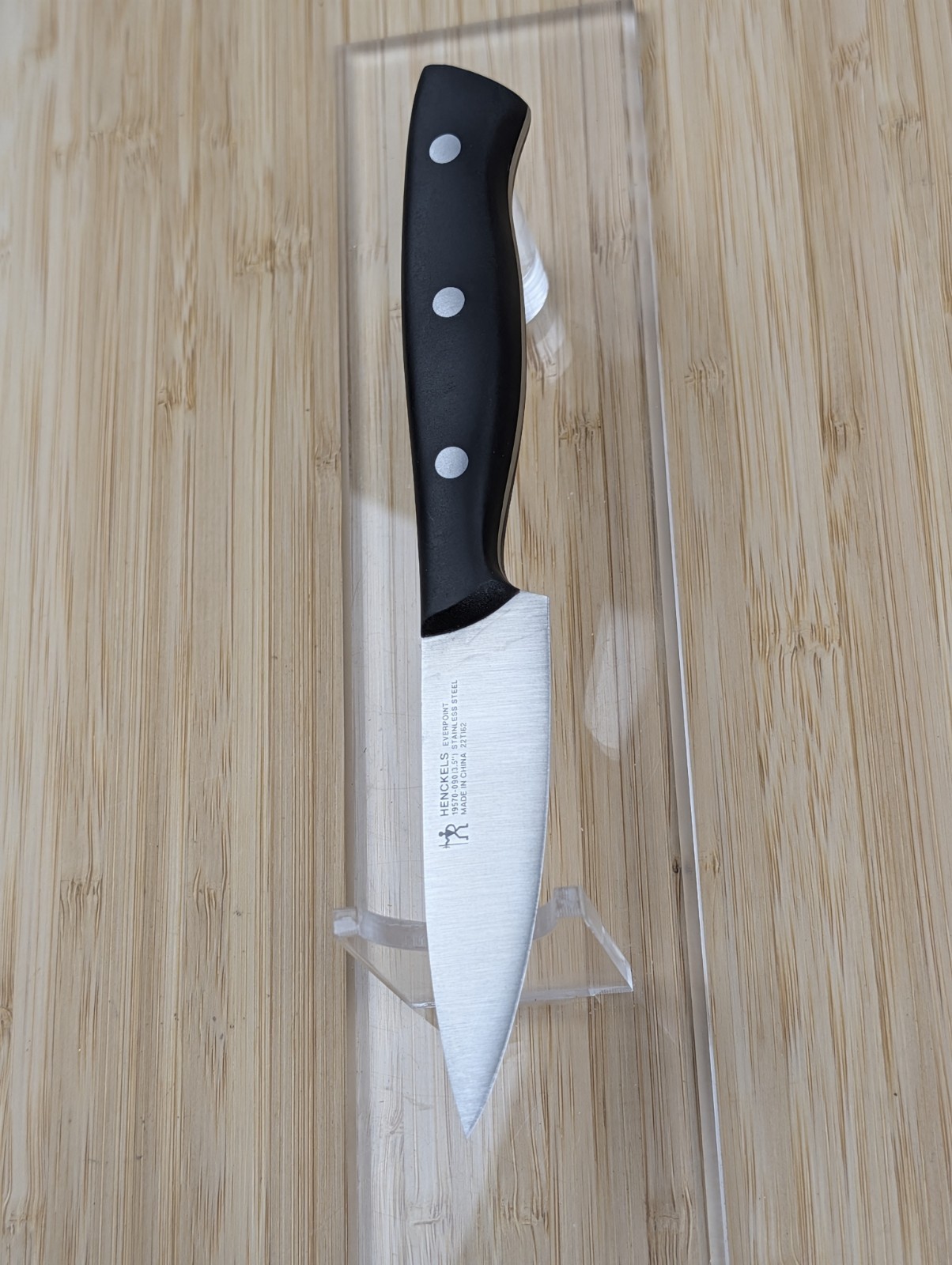 Henckels EVERPOINT 3.5in PARING Knife, Straight-Edge, Stainless Steel, 19570-090
