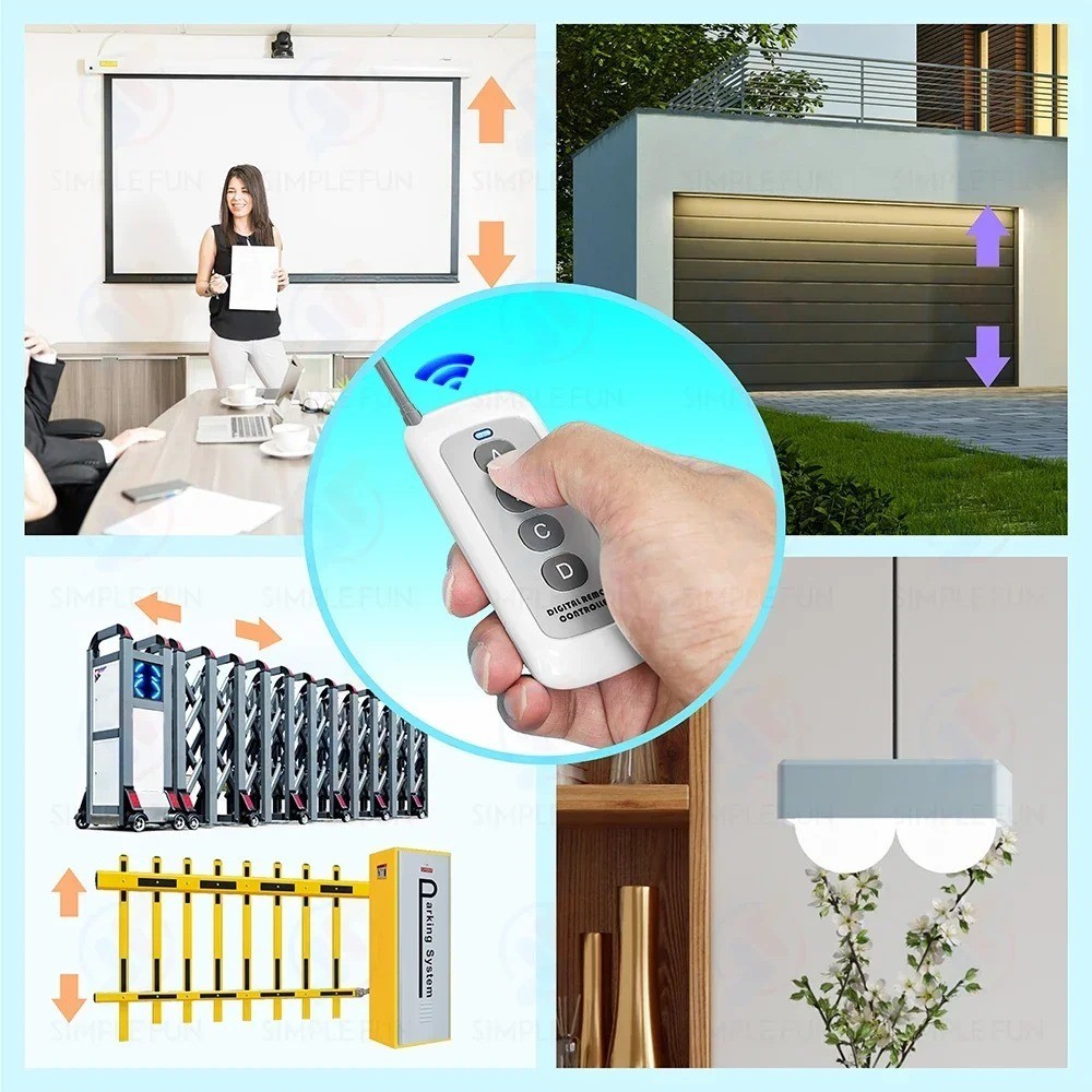 433MHz Universal Remote Control Duplicator Garage Door Gate Remote Clone